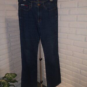 Tommy Hilfiger Men's Size 32 Made in Canada Euro Flare Blue Jeans